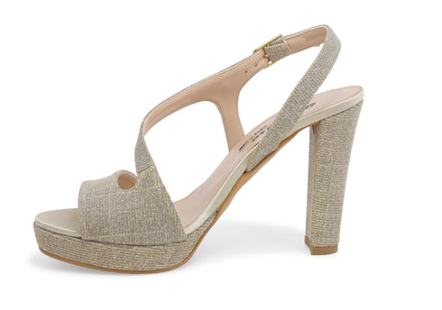 Melluso Donna Sandali Tessuto J616D-225136 Oro